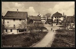 AK Dürrenäsch, Strassenpartie im Dorf