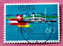 Nr. 845 LEBENSRAUM EUREGIO BODENSEE GESTEMPELT 1993   