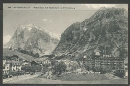 Carte P de 1909 ( Grindelwald / Hotel Baer mit Wetterhorn )