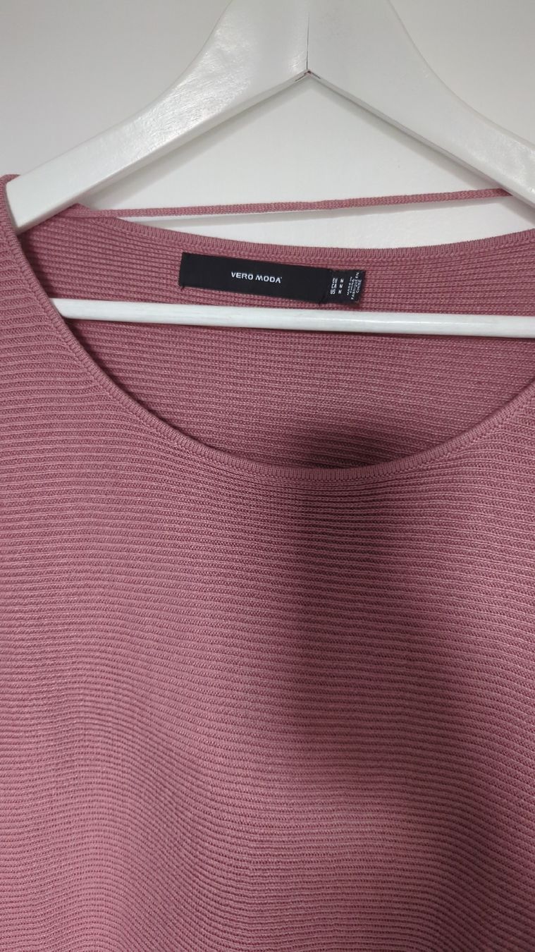Pulls & Sweat-shirts: Trendiger Strickpullover in Altrosa, Grösse M, U-Boot – D'occasion à Neuheim par sh0_gbz7 1