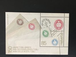 2017 Block Bl. 66 ** 150 Jahre Tübli Briefe ZN 1648 postfris
