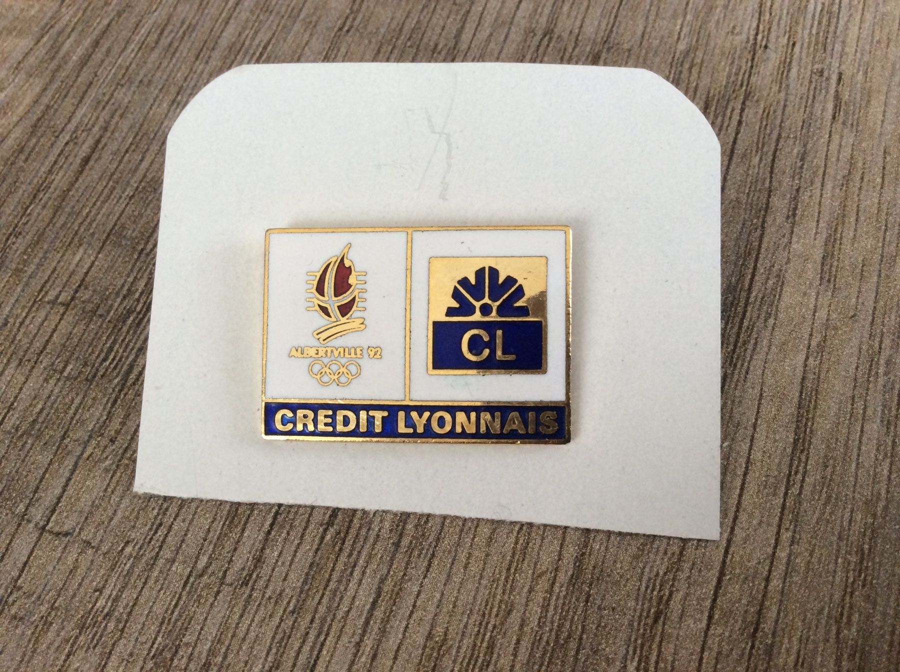 Placchette & Badge: 1 Pin - Olympiade Albertville 1992 – Usato da Triesen / Liechtenstein venduto da Edgardo55