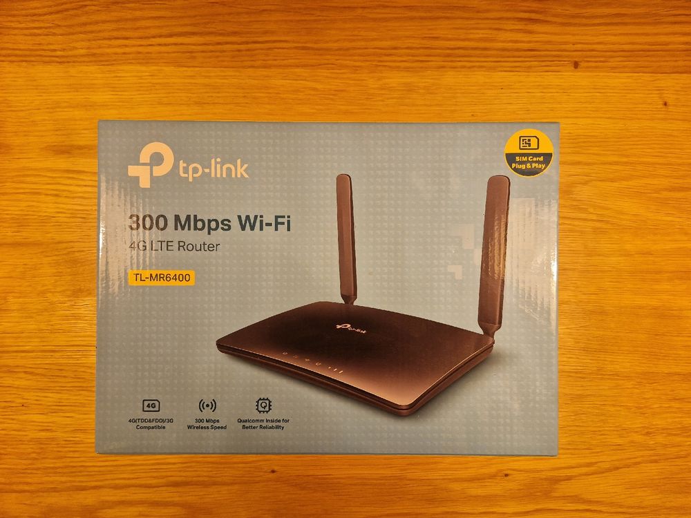 TP-Link TL-MR6400 4G LTE Router, top Zustand, sofort nutzbar (Neu ...
