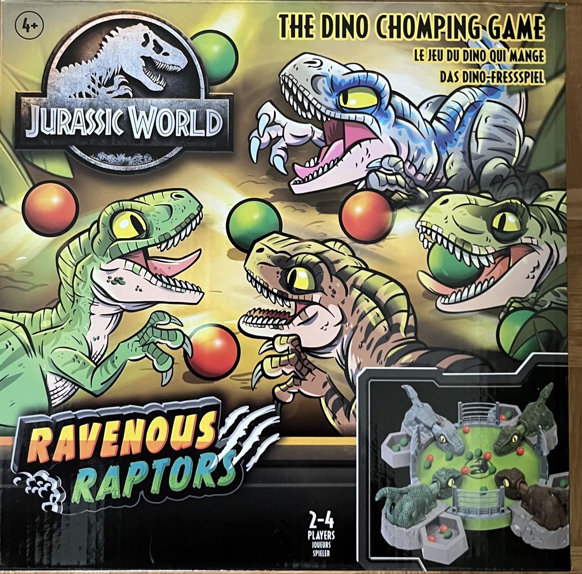 Jurassic World: Ravenous Raptors - Dino-Fressspiel (Neu (gemäss ...