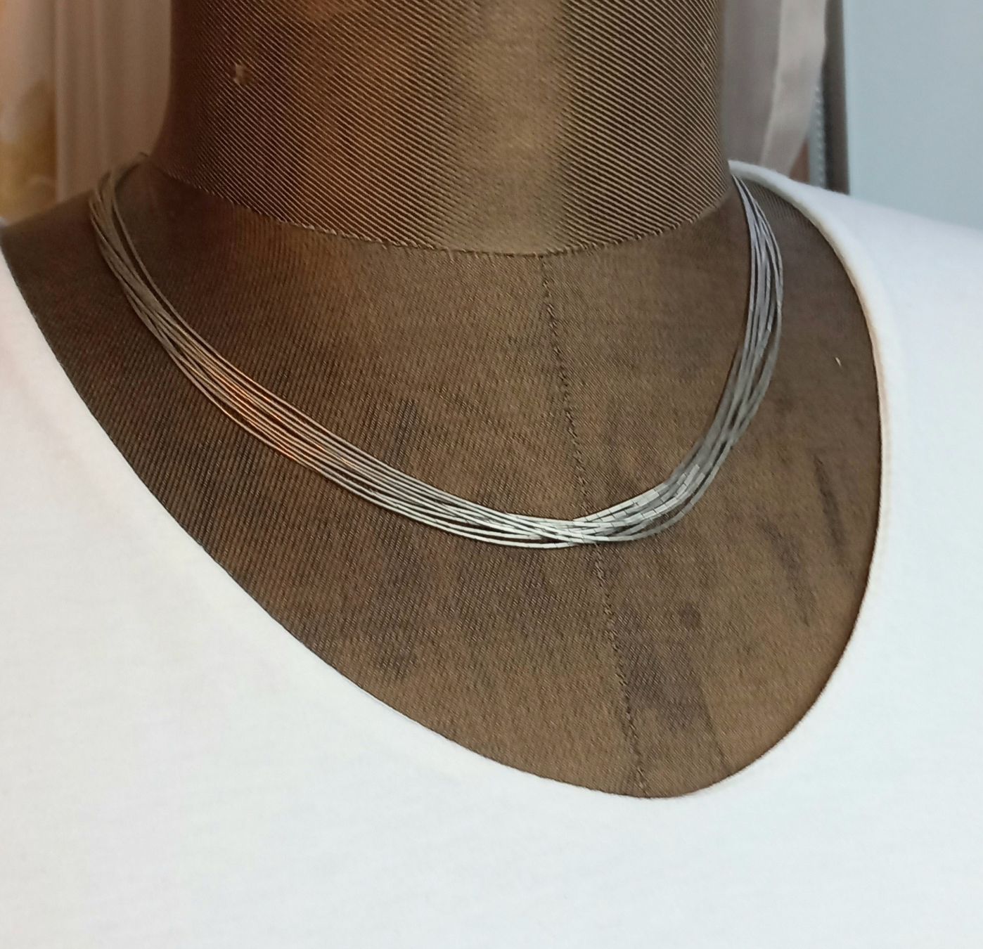 Catenine: Vintage Liquid Silver oder Navajo-Stil Silber Halskette – Usato da Buchs AG venduto da Dzirul 5