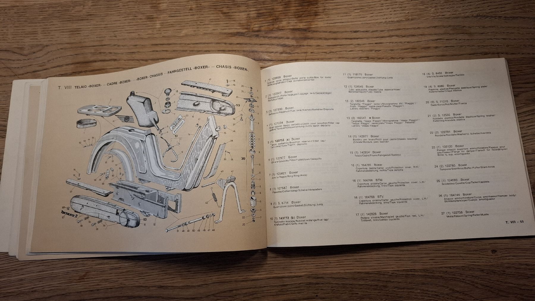 Piaggio Cyclomoteurs: Piaggio Ciao/Boxer/Bravo Ersatzteilkatalog  – D'occasion à Künten par Rocchi71 4
