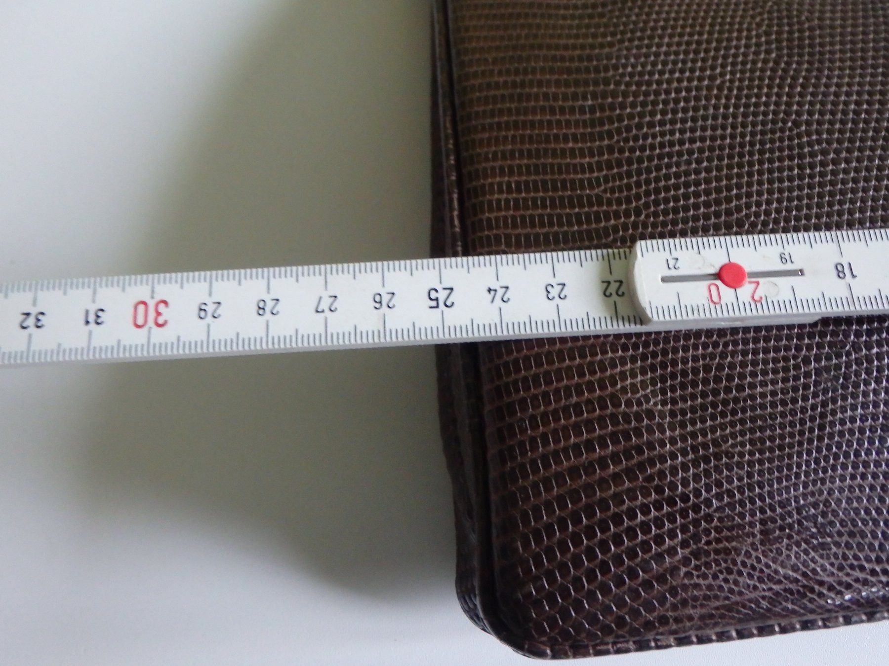 Borse da donna: braune Vintage Eidechs Tasche – Usato da Schöfflisdorf venduto da pullux 8