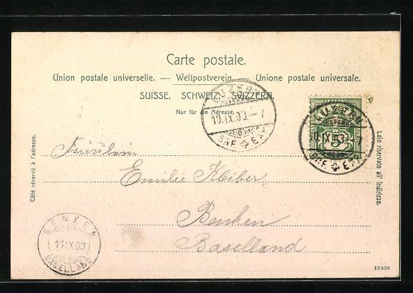 Cartoline postali: AK Sachseln, Ortspanorama vor Bergkette – Usato da Berlin venduto da bartko-reher 1