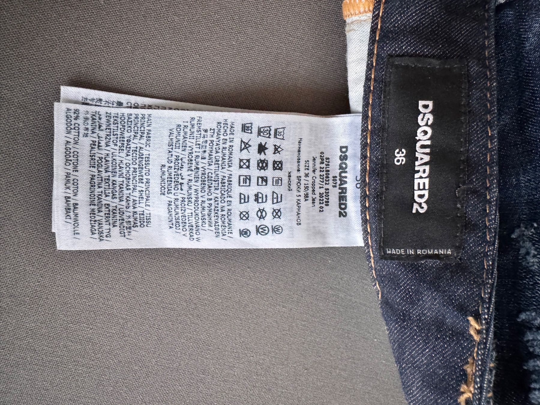 Dsquared2 Jeans: Neue DSQUARED2 Destroyed Jeans Damen Gr. 36 – Nuovo (secondo la descrizione) da Rotkreuz venduto da maramika 3