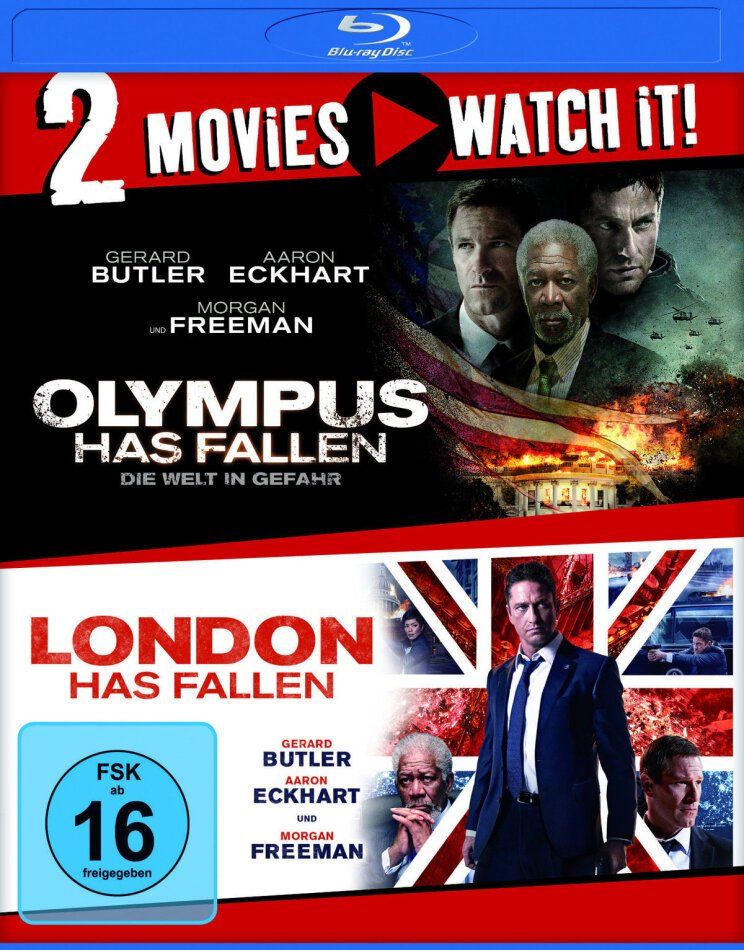 Tutti i DVDs: Olympus Has Fallen / London Has Fallen (2 Blu-Rays) – Nuovo (secondo la descrizione) da Bern venduto da Frebo