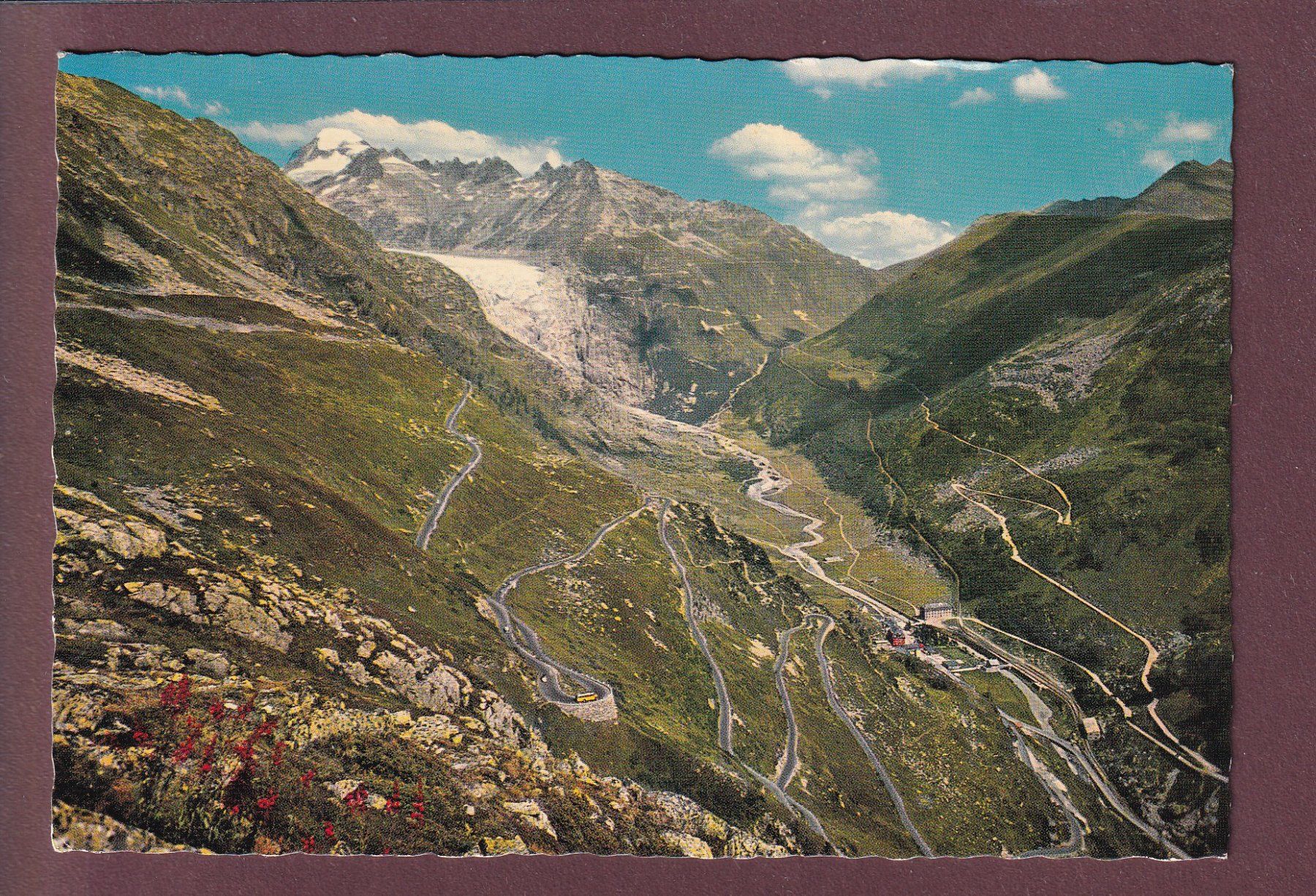 Ansichtskarten: FURKASTRASSE - Rhonegletscher – Gebraucht aus Pully von nicecards