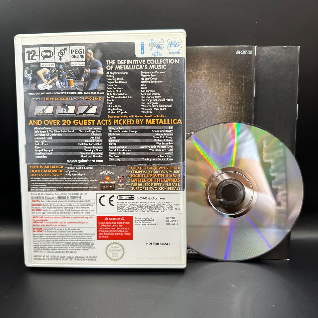 Nintendo Giochi: Guitar Hero Metallica Wii – Usato da Düdingen venduto da Nerdworld 1