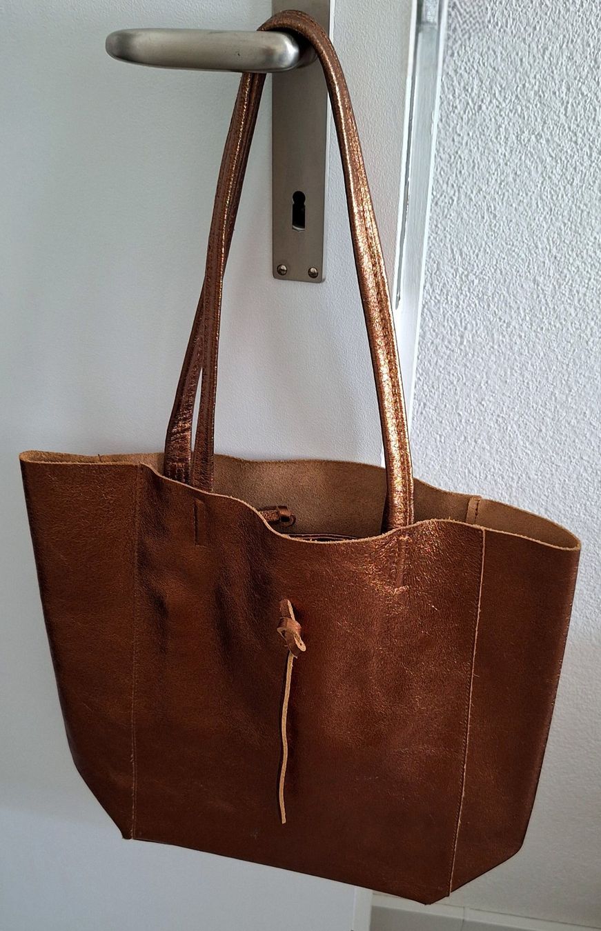 Borse da donna: Leder Shopper Bronze – Usato da Matten b. Interl venduto da iae_cwc7