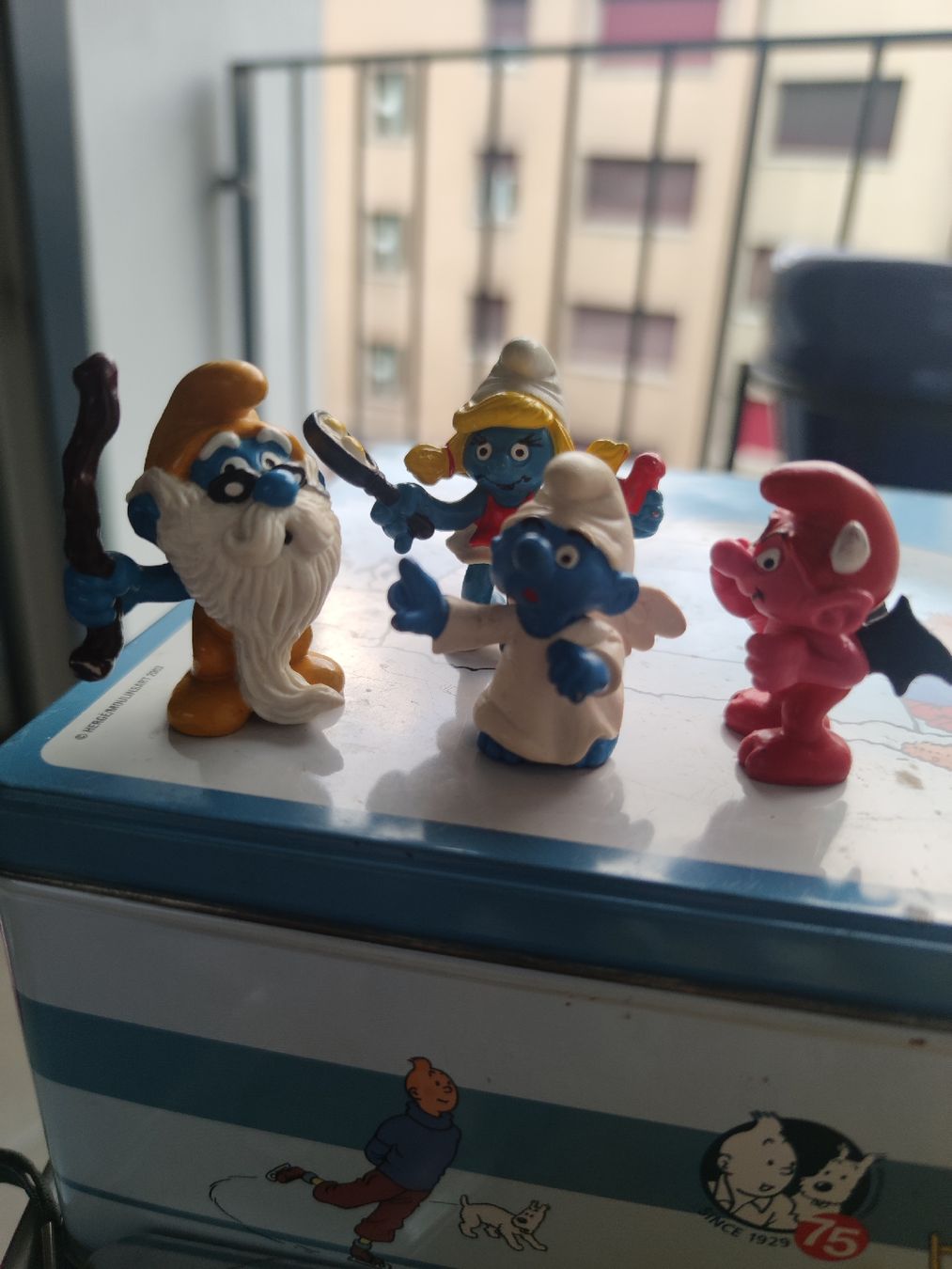 Schleich Spielzeuge: lot de 4 Schtroumpfs  – Gebraucht aus Lausanne von Wampa