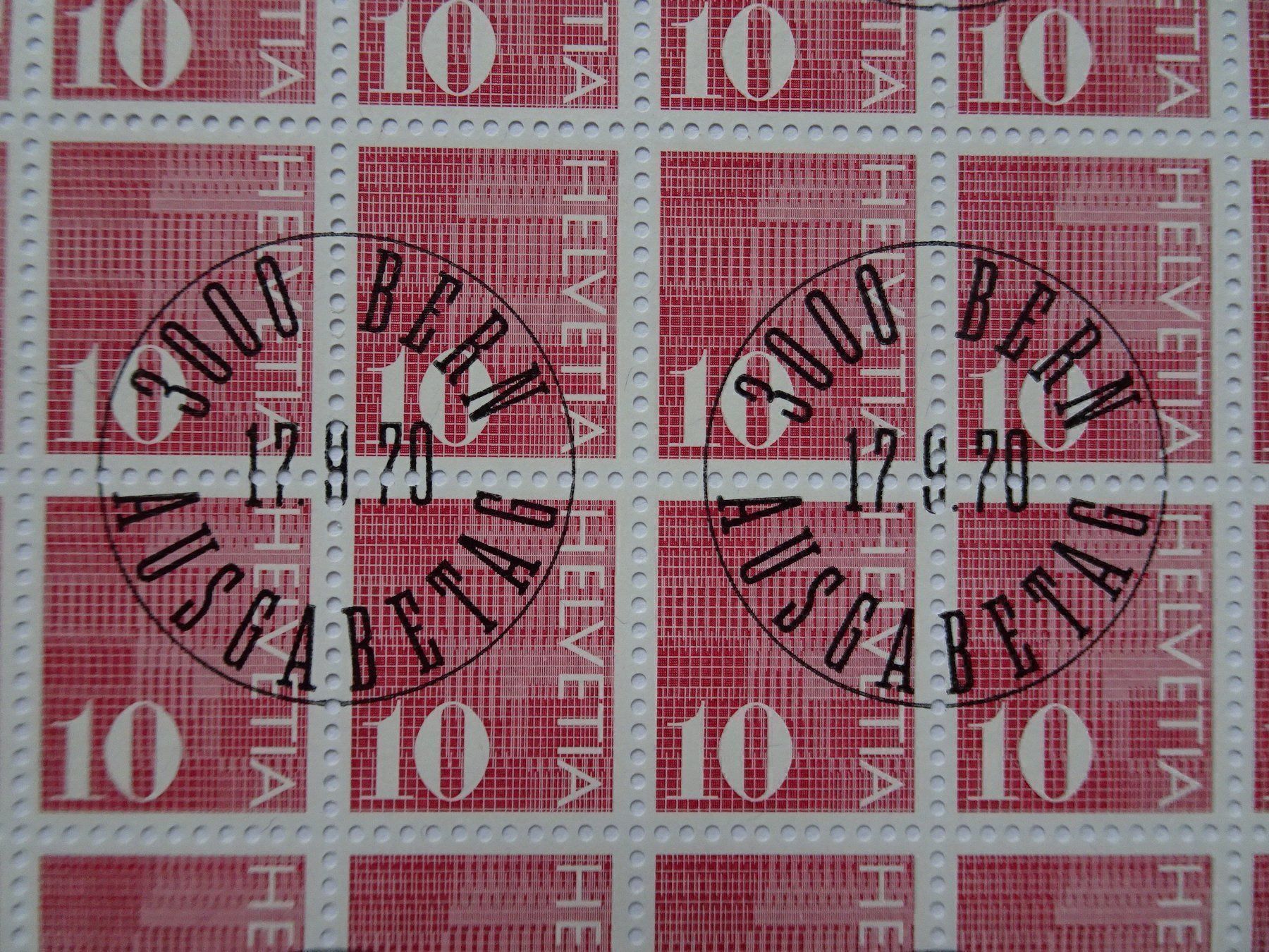 Tutti i francobolli: 1970 Rollenmarken – Nuovo (secondo la descrizione) da Aadorf venduto da Chnorli-Furz 1