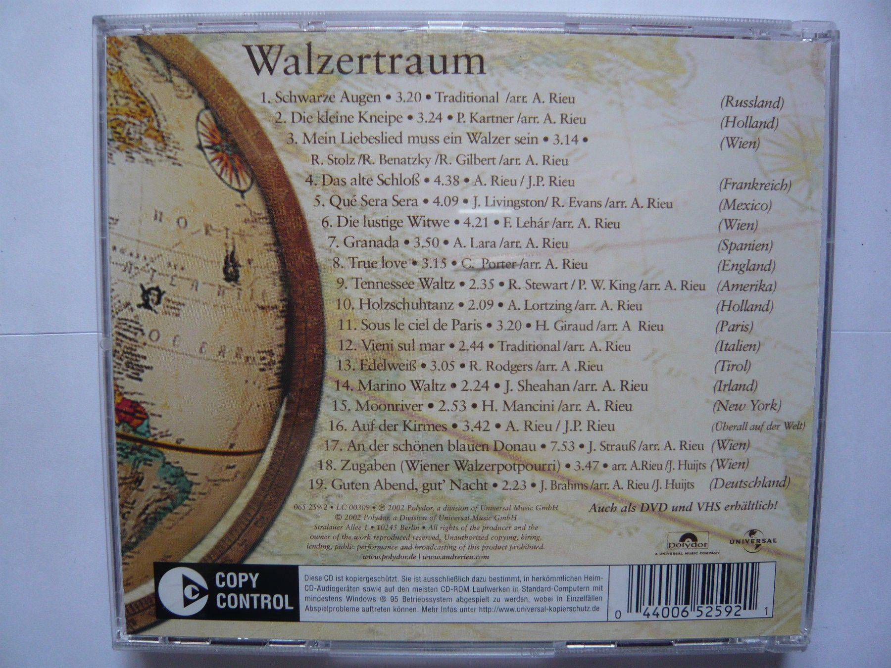 CDs: ANDRÉ RIEU WALZERTRAUM – D'occasion à Winterthur par Cajun 1