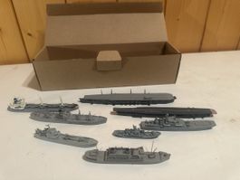 8 stk model Schiffen
