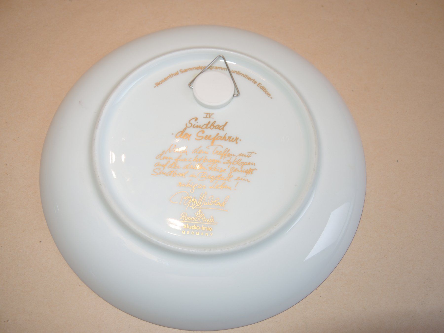Rosenthal Piatti: Rosenthal Sammelteller studio-linie Sindbad der Seefahrer – Usato da Rorschach venduto da maeck8 5