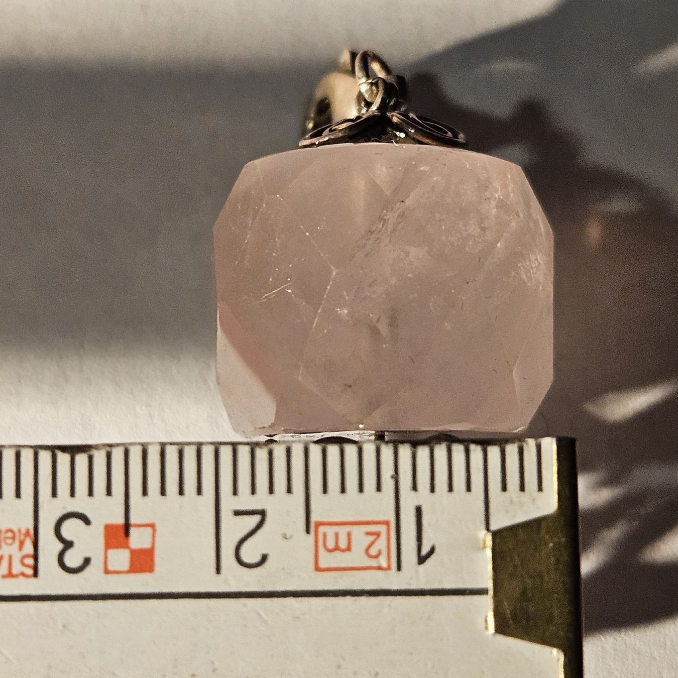 Anhänger: Rosenquarz Anhänger, Silber 925, Geschenkidee – Gebraucht aus Kriens von gra_fhn7 7