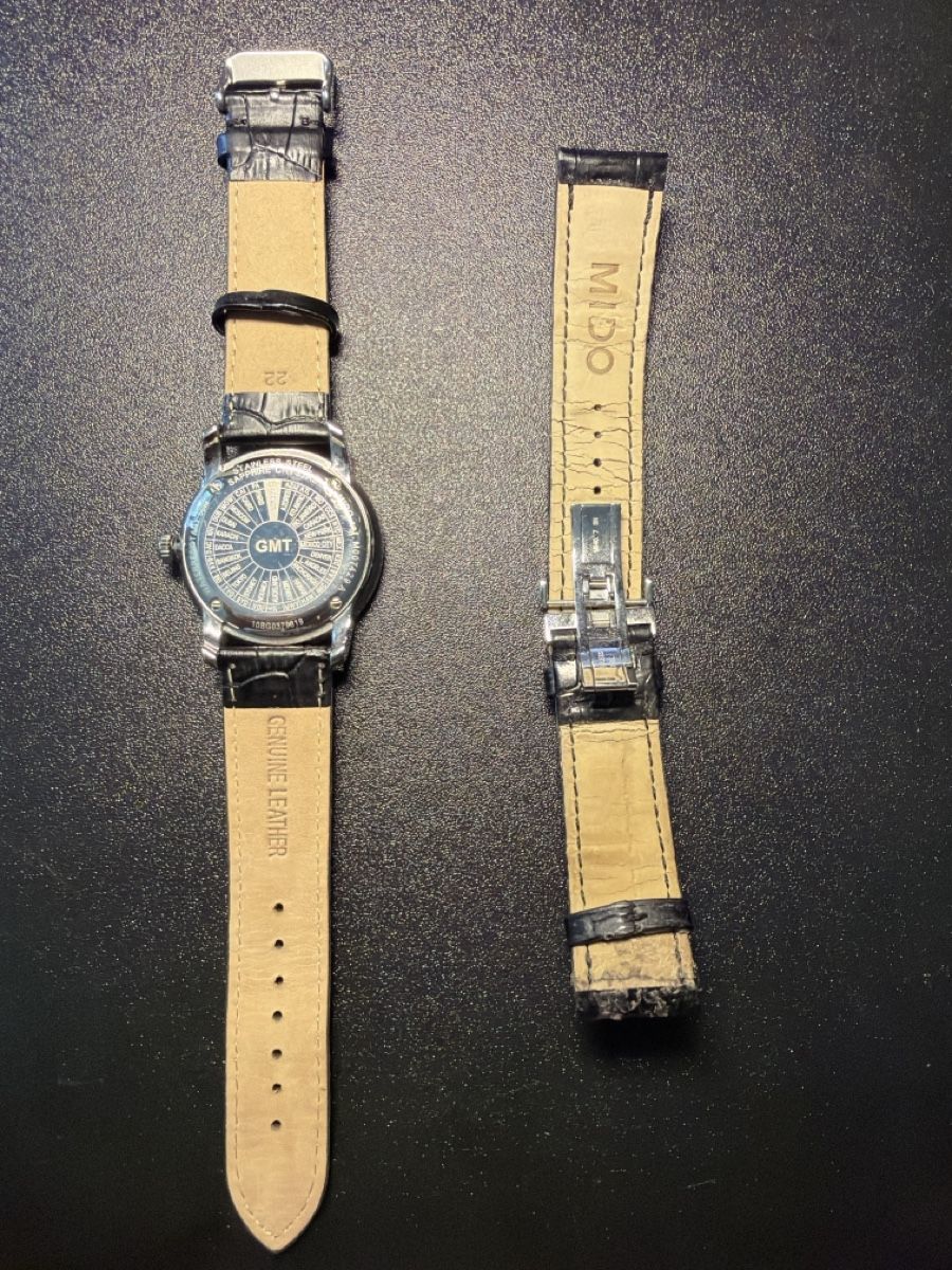 Mido Orologi: Mido Baroncelli GMT Automatic Worldtimer – Schweizer Automat – Usato da Buchs AG venduto da yhu_hlh8 5