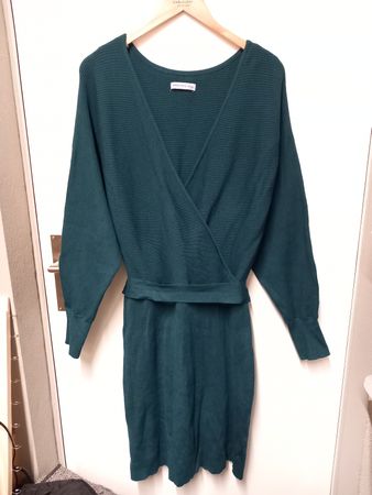 Anna Field Curvy Stretch Kleid Gr.48 petrol