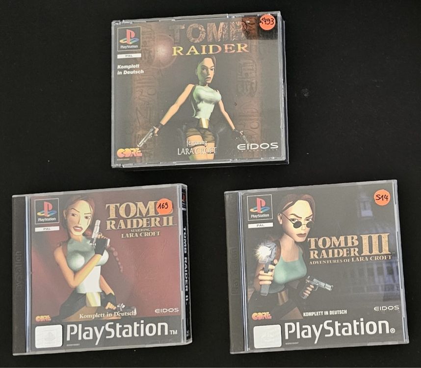 Jeux Tomb Raider PS1 collection complète - Jeux vidéo