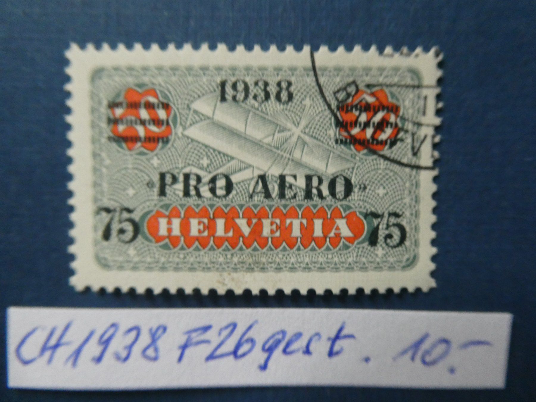 Tutti i francobolli: CH 1938 F26 gestempeolt – Usato da Lausen venduto da Herbamare01