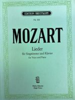 Mozart, Lieder für Singstimme Klavier