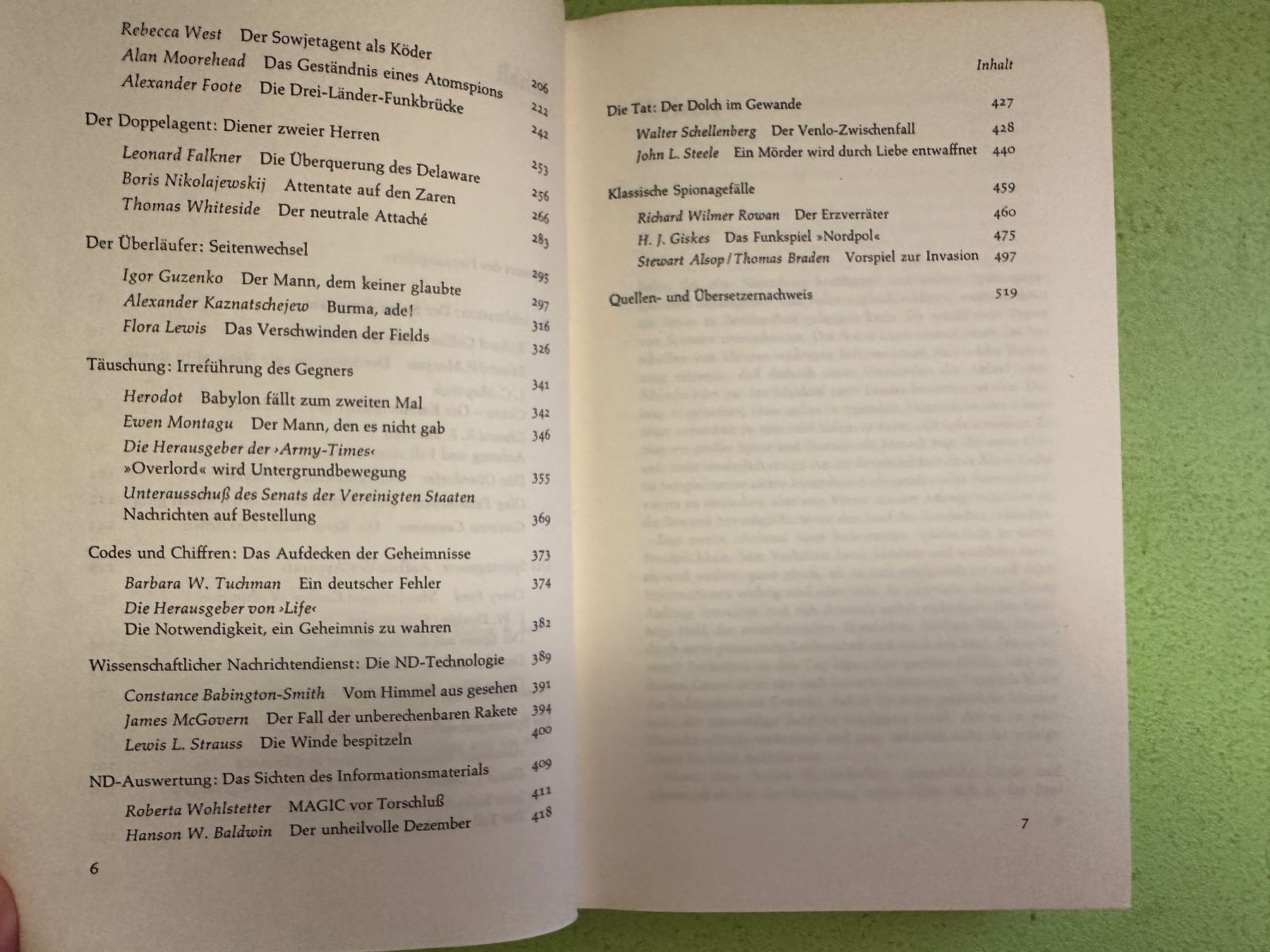 Libri: Allen W. Dulles: Der lautlose Krieg. – Usato da Zürich venduto da allp 4