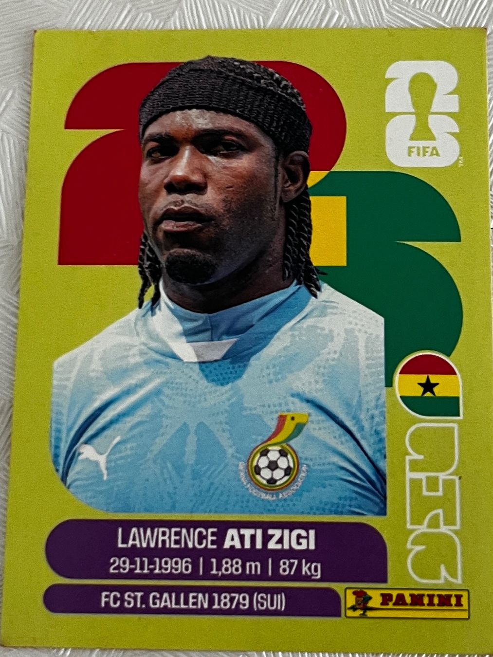 Panini Carte collezionabili: Panini Fifa World Cup 2026 GHA 2 – Usato da Winterthur venduto da Numero1