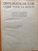 Heimatschutz, gesammelte Hefte 1908 - 1910