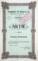 Comptoir Th. Eckel AG, Basel - 1914