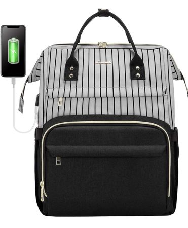 Damen Rucksack, Reisetasche, schwarz/grau, TOP!