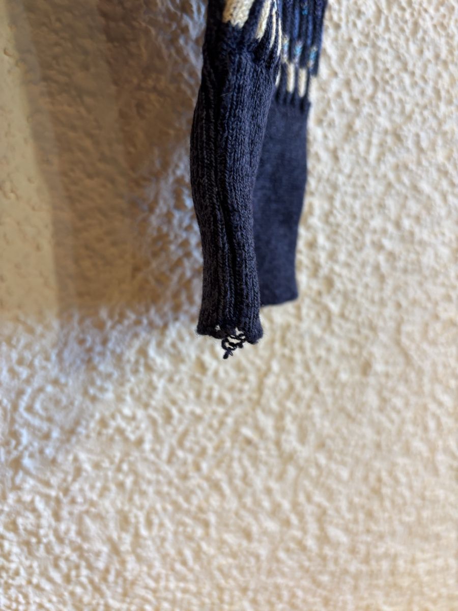 Maglioni & Felpe: CASSAN Strickpullover, Vintage Muster, Grösse L – Usato da Alten venduto da AuntiesAtticFinds 3
