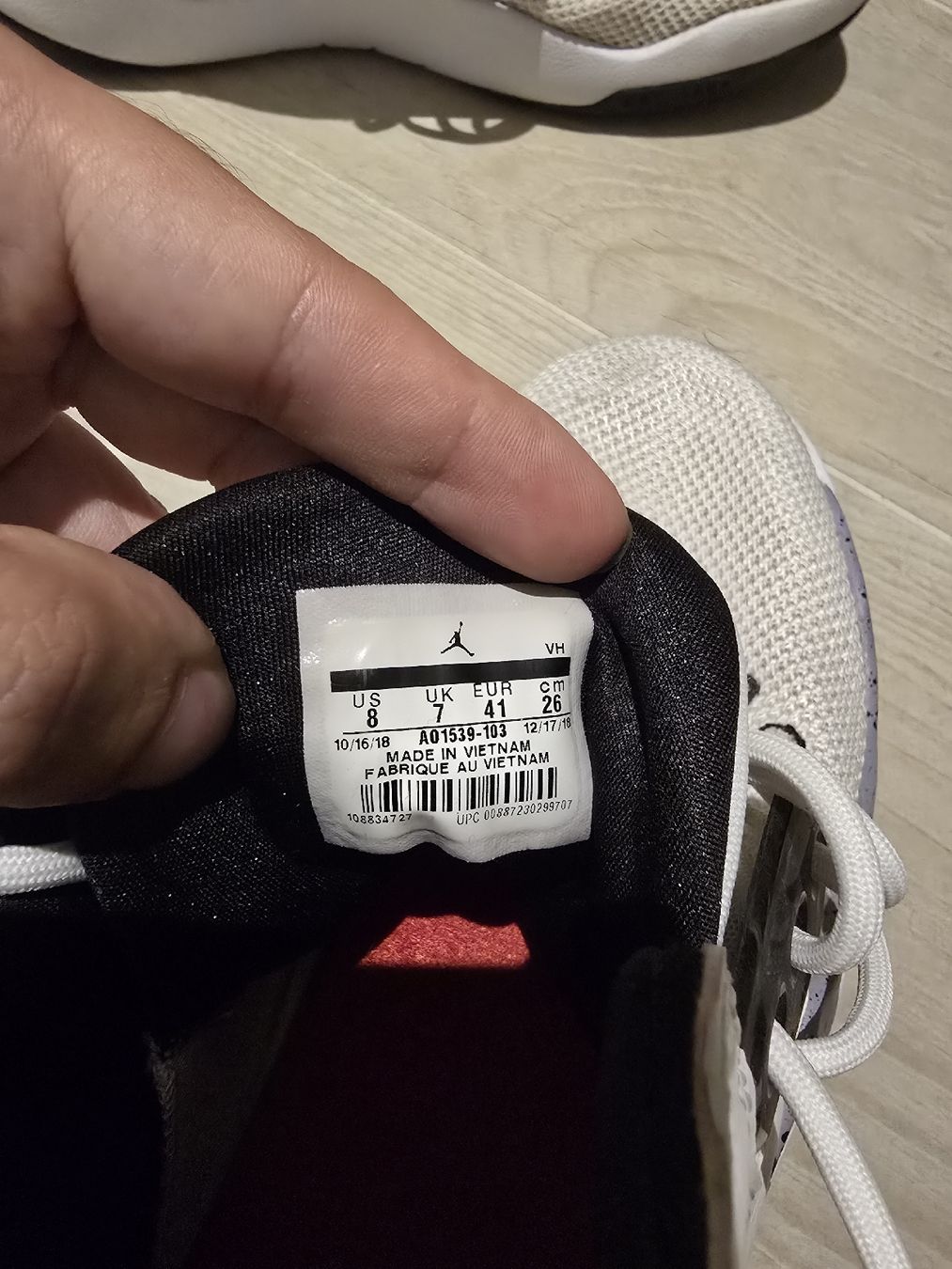 Jordan Scarpe da uomo: Nike Jordan DNA White Size 41 – Usato da Dompierre FR venduto da Naitcir 3
