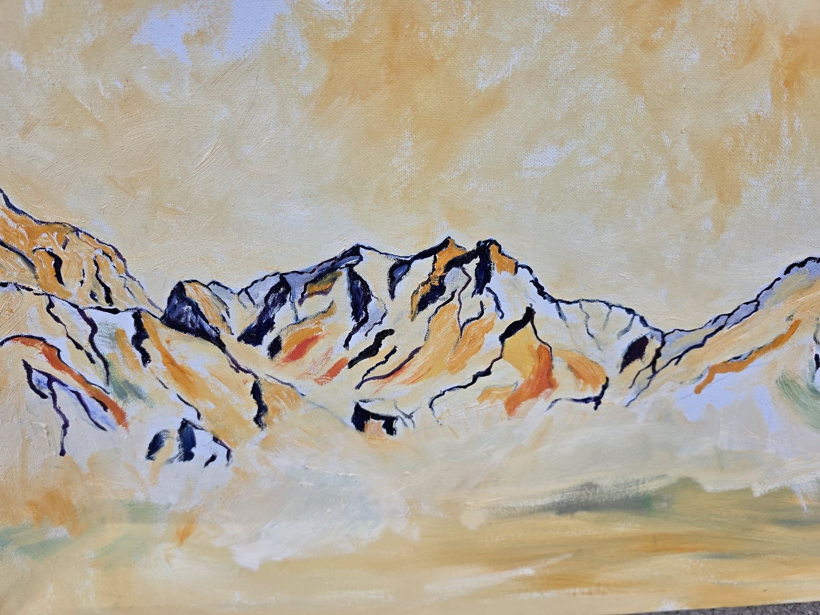 Dipinti: Berglandschaft Gemälde, Wandbild, Kunst, neuwertig... – Usato da Mettlen venduto da elios0888 2