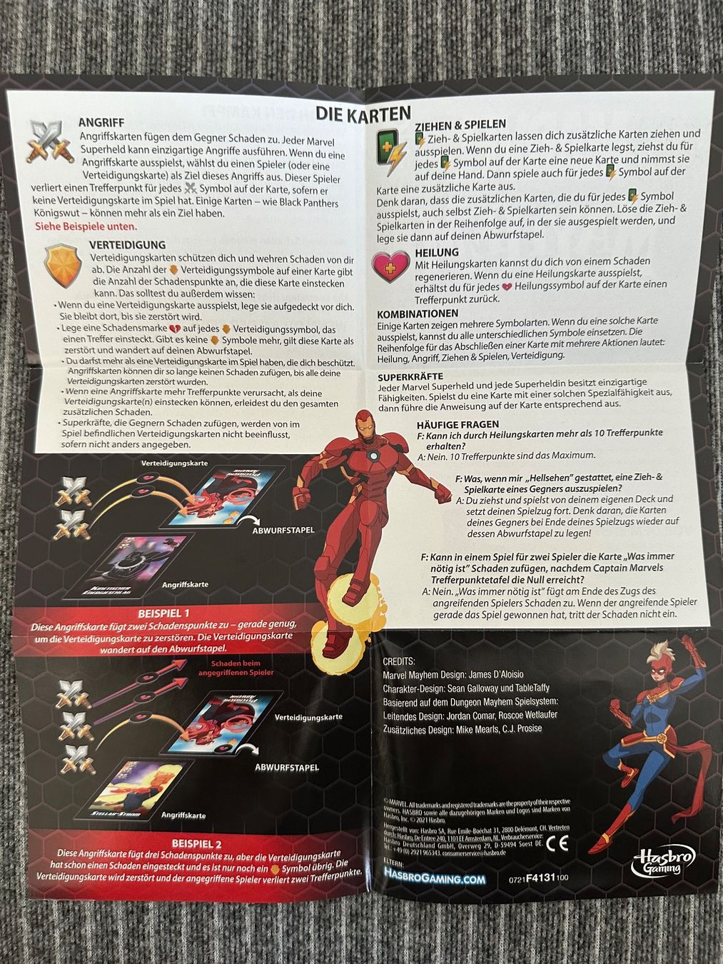 Hasbro Giochi: Marvel Mayhem - Kartenspiel – Nuovo (secondo la descrizione) da Dierikon venduto da Butcherboy 3