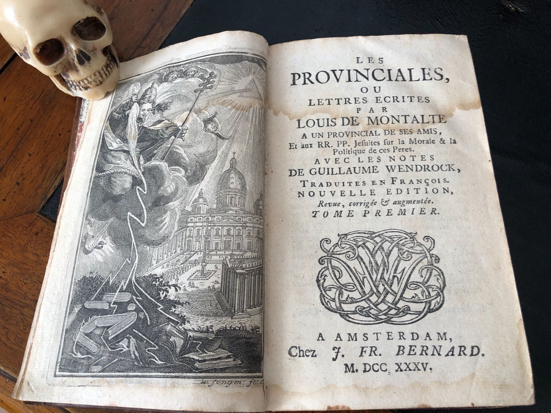 Libri: Les Provinciales 4 tomes compl. 1735 – Usato da Lugano venduto da Mat_0_taM 1