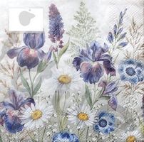 Serviette  mixed meadow flowers 25x25 (1135) 2Stk