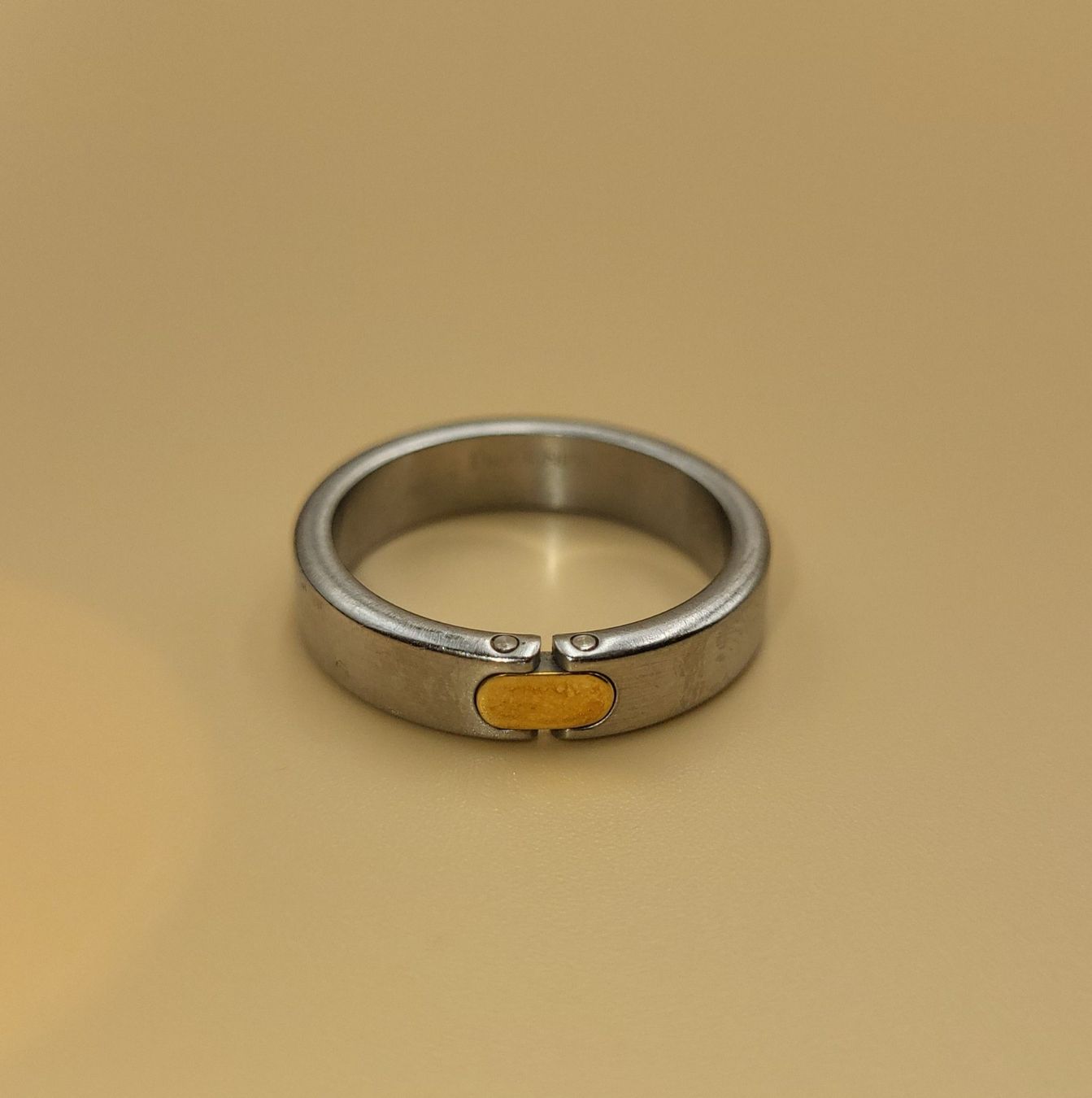 Anelli: 18 Karat Gold/Stahl Ring – Usato da Wald ZH venduto da SwissPawnshop 3