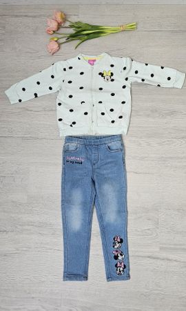 Minnie Mouse Set Jacke Jeans Grösse 110 TOP Zustand