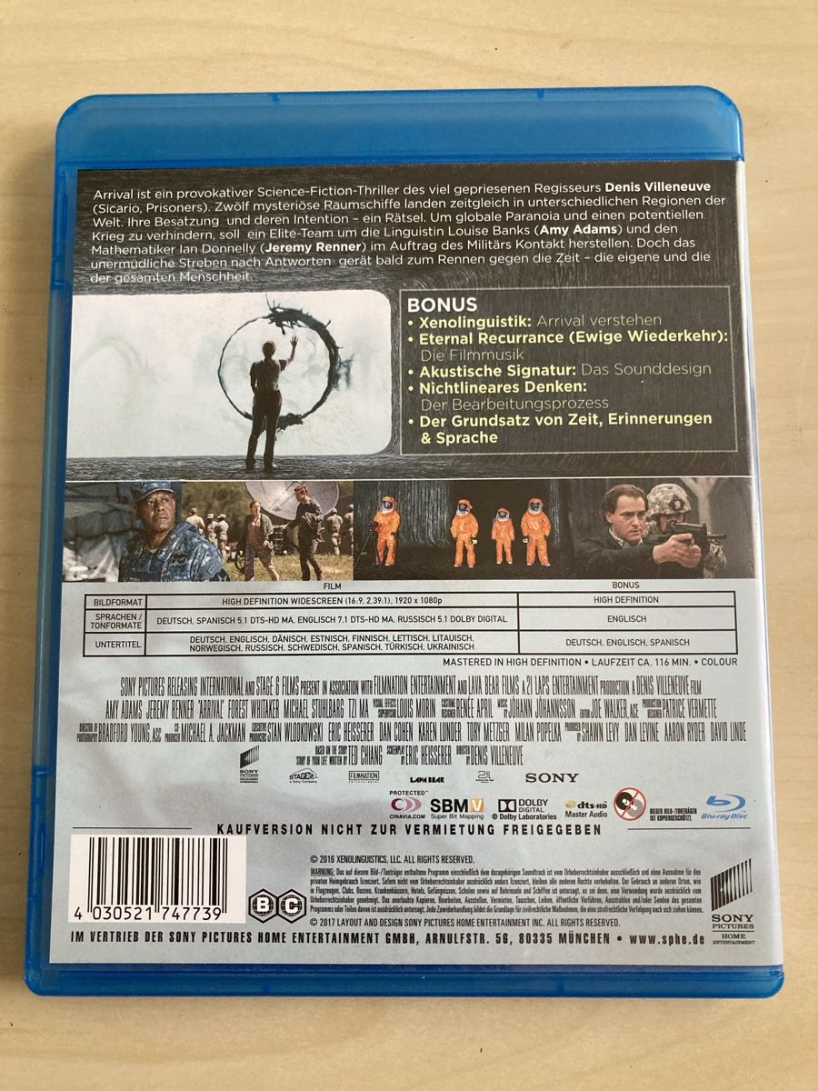 Tous les DVDs: ARRIVAL – Neuf (Voir description) à Rupperswil par sige82 1