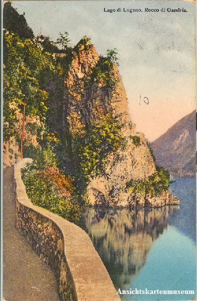Ansichtskarten: Rocco die Gandria + 1911 – Gebraucht aus Emmenbrücke von teestube
