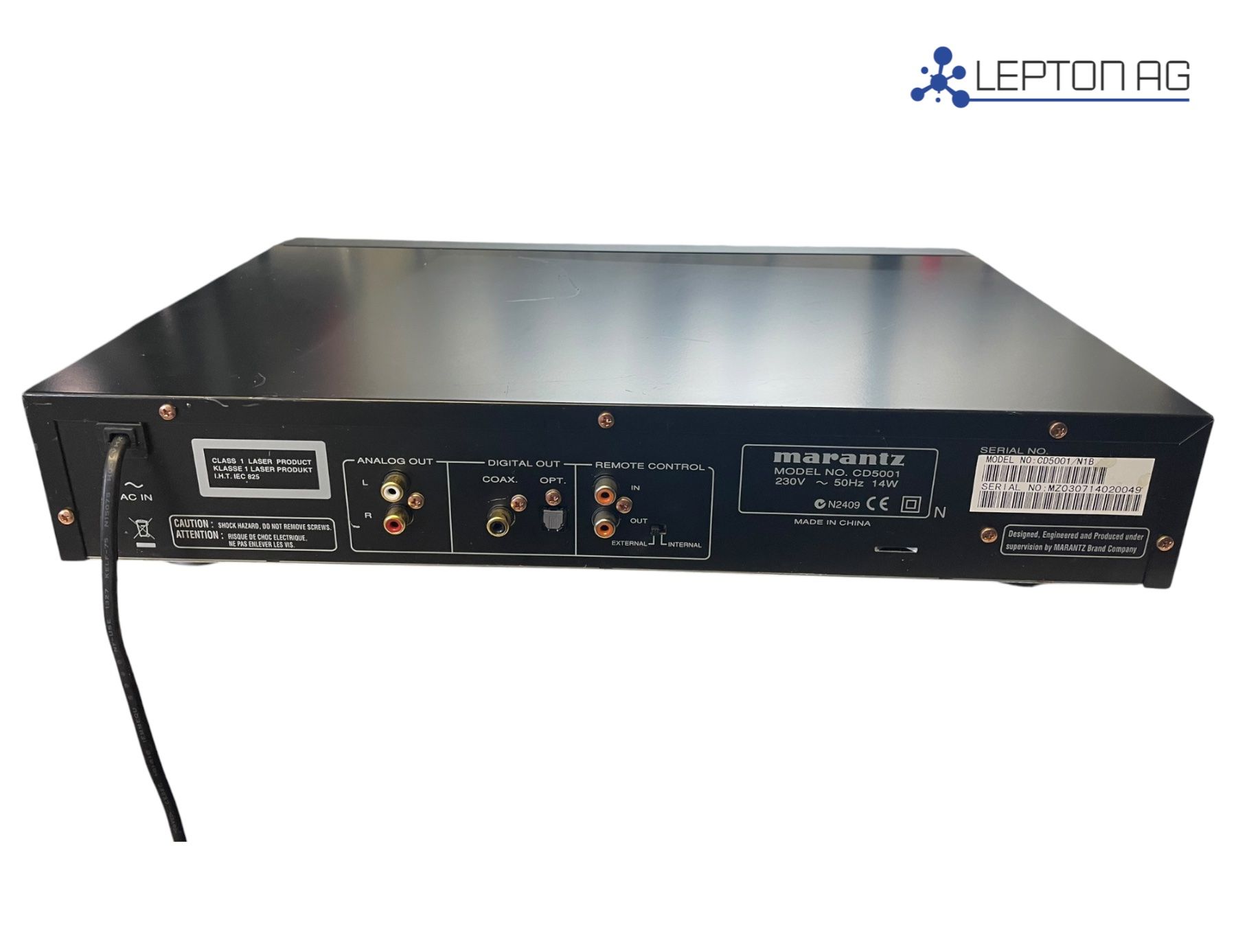 Marantz Audio- & Mediensysteme: Marantz CD Player CD5001 (2005/2006) – Gebraucht aus Niederdorf von LeptonAG 3