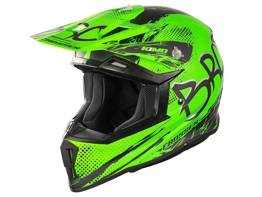 Kids Crosshelm KIMO BRO (V2) – Grün/S (Neu und originalverpackt) in ...