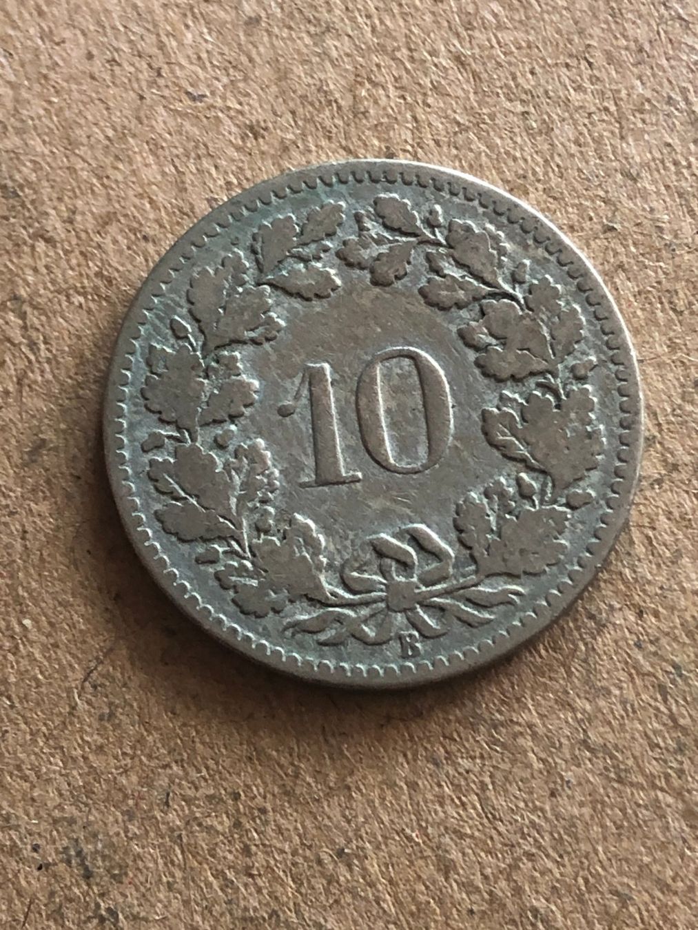 Toutes les monnaies: 10 Rp. 1895 – D'occasion à Schötz par Odpa 1