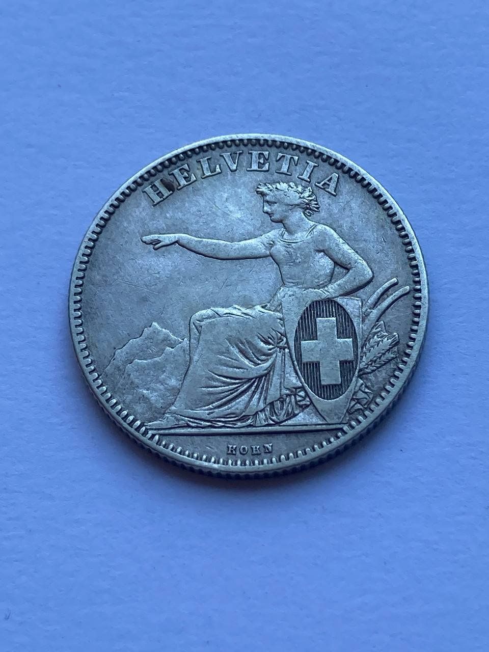 Tutti le monete: Schweiz 2 Franken 1860 fast vorzüglich – Usato da Muralto venduto da manueldisaba01 1