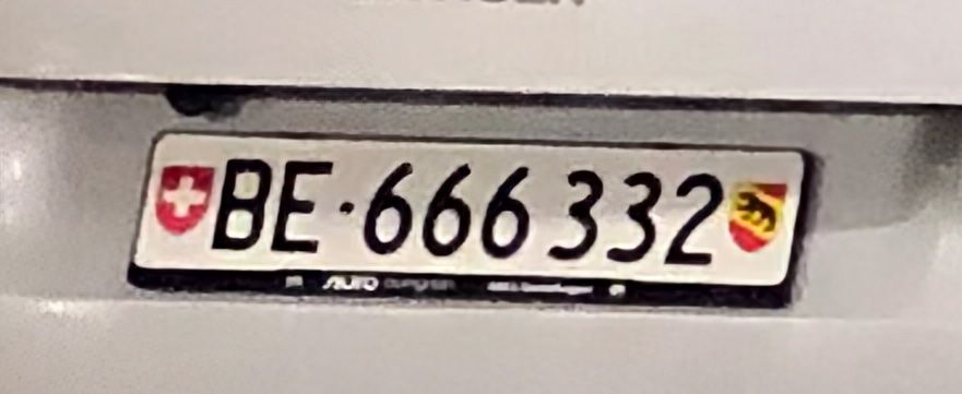 Insegne: Kontrollschild BE 666 332 – Nuovo (secondo la descrizione) da Koppigen venduto da Fseven 1