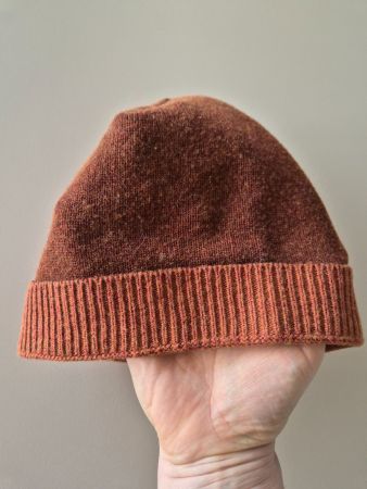 MÜTZE BRAUN GEOX CAPE HUT STRICKWARE KAPPE 58CM UMFANG