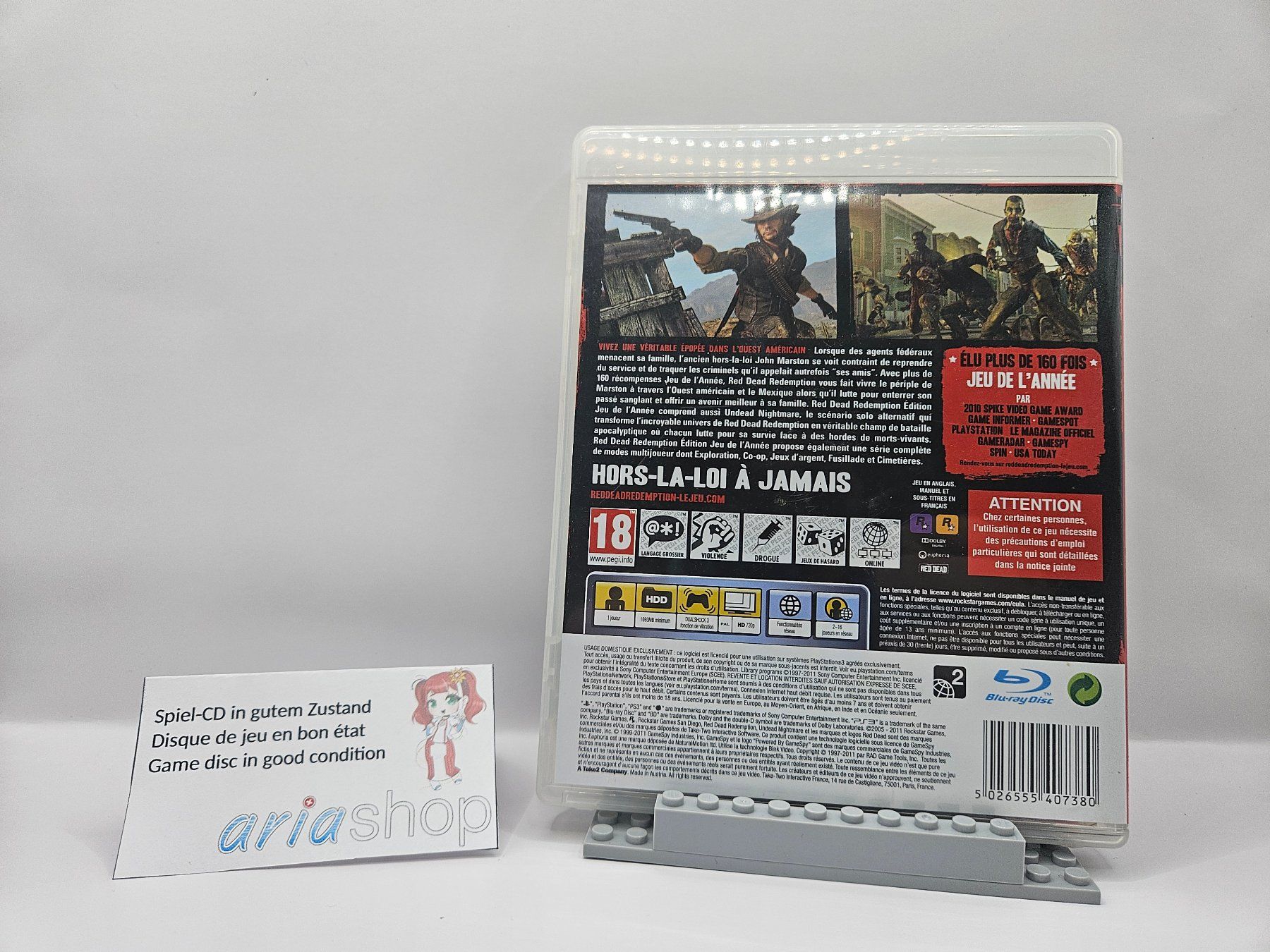 Sony Jeux: Red Dead Redemption GOTY PS3 DE / FR / EN CIB – D'occasion à Hauterive NE par ariashopch 1